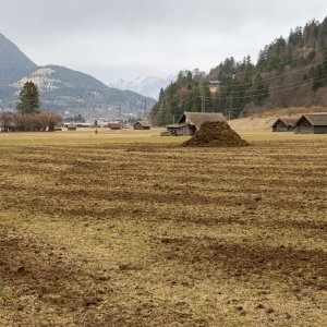 Geduengte Wiese in Garmisch-Partenkirchen